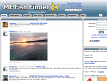 Tablet Screenshot of mefishfinder.com